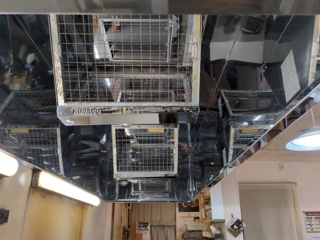 排気フード清掃後 排気フード清掃後